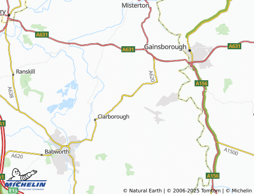 MICHELIN North Wheatley map - ViaMichelin