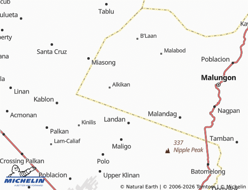 MICHELIN Kibala map - ViaMichelin