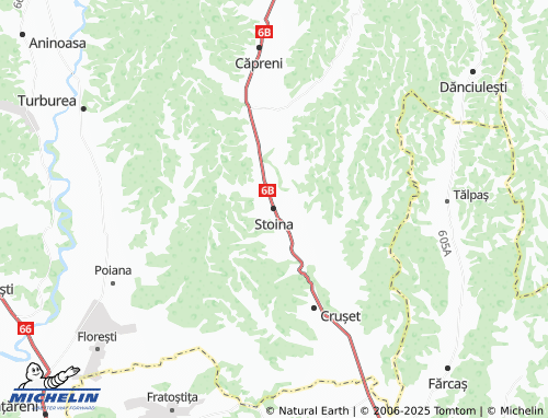 MICHELIN Stoina map - ViaMichelin