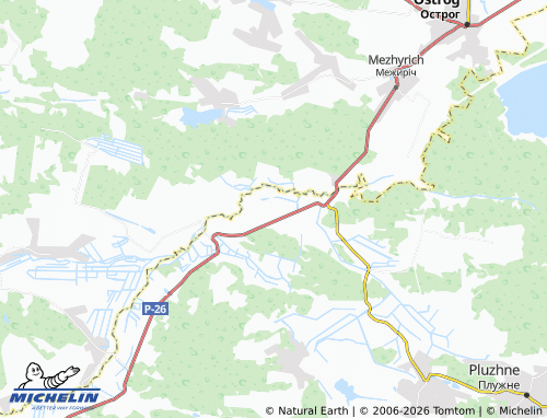 MICHELIN Antonivka map - ViaMichelin