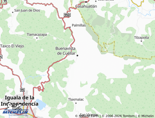 Mapa MICHELIN La Guadalupe - ViaMichelin