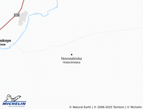 MICHELIN Novoselovka map - ViaMichelin