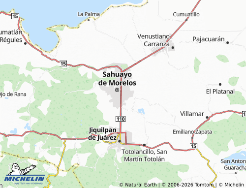 Mapa MICHELIN Dámaso Cárdenas - ViaMichelin