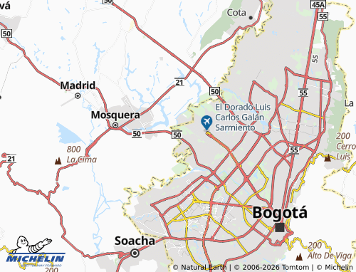Carte MICHELIN El Charco - ViaMichelin