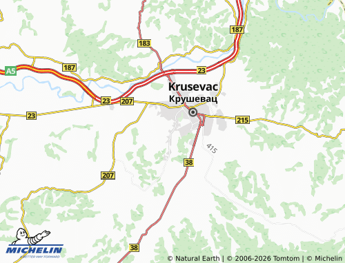 Mapa MICHELIN Pakašnica - ViaMichelin