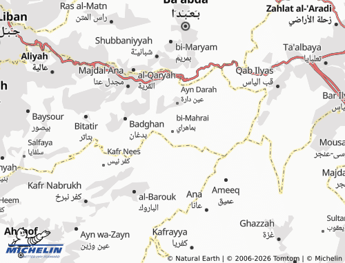Kaart MICHELIN bi-Mahrai - ViaMichelin