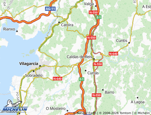 MICHELIN A Igrexa map - ViaMichelin