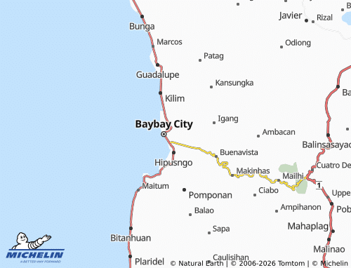 MICHELIN Poblacion Zone 12 map - ViaMichelin