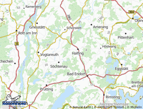 MICHELIN Mühldorf map - ViaMichelin