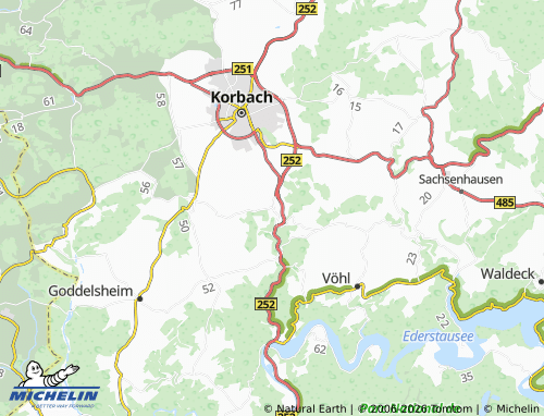 MICHELIN Dorfitter map - ViaMichelin
