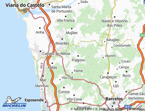 MICHELIN Breia map - ViaMichelin