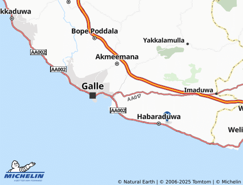 MICHELIN Kaduruduwa map - ViaMichelin
