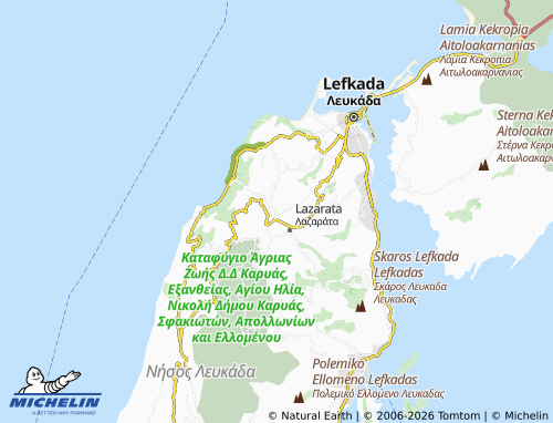 Mapa MICHELIN Kavallos - ViaMichelin