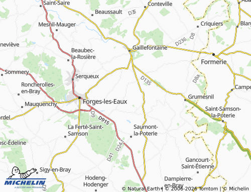 Mappa MICHELIN Longmesnil - ViaMichelin