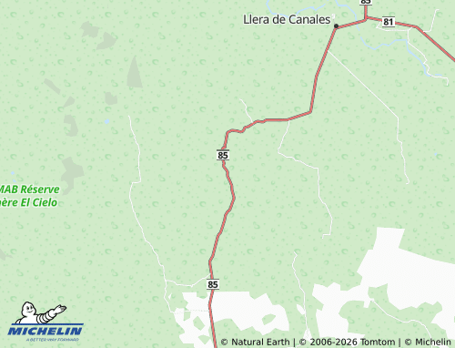 MICHELIN-Landkarte El Guayabo - ViaMichelin