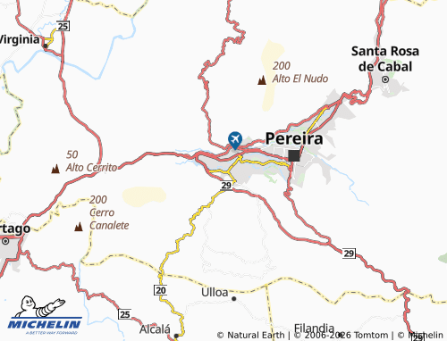 MICHELIN Los Corales map - ViaMichelin