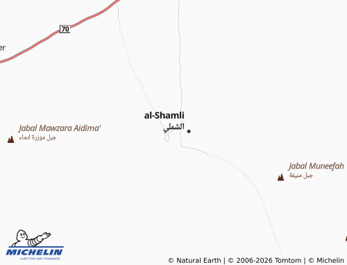 MICHELIN-Landkarte al-Wahah - ViaMichelin