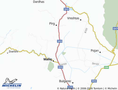 MICHELIN-Landkarte Sovjan - ViaMichelin