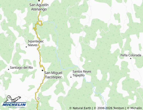 Mappa MICHELIN Santa María Tindú Centro - ViaMichelin