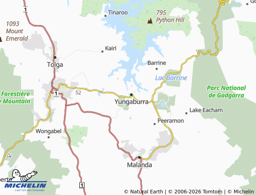 MICHELIN East Barron map - ViaMichelin