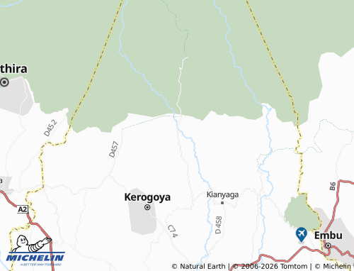 MICHELIN Ndunduini map - ViaMichelin