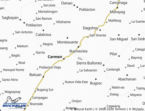 MICHELIN Guadalupe map - ViaMichelin