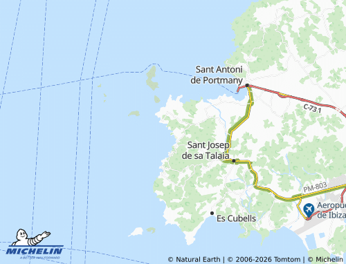 Mappa MICHELIN Cala Corral - ViaMichelin
