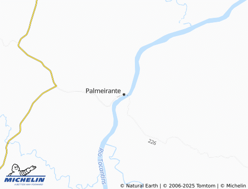 Carte MICHELIN Palmeirante - ViaMichelin