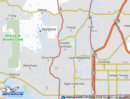 Carte MICHELIN Greater Northdale - ViaMichelin