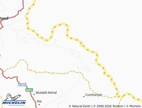 MICHELIN Balgöze map - ViaMichelin