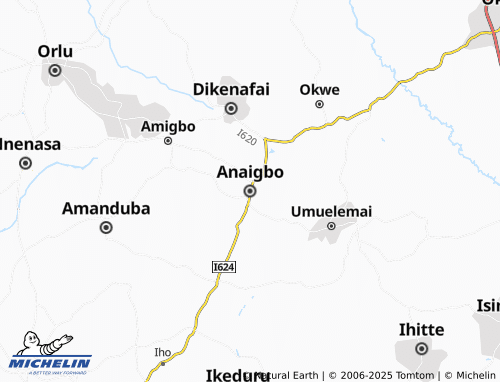 MICHELIN Anaigbo map - ViaMichelin
