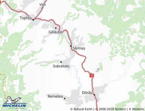Mappa MICHELIN Hodoșa - ViaMichelin