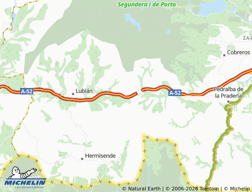 MICHELIN Padornelo map - ViaMichelin
