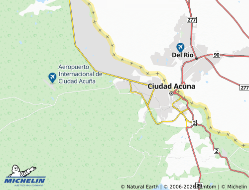 MICHELIN Fundadores Segundo Sector map - ViaMichelin