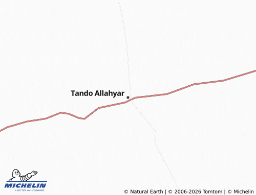 Mappa MICHELIN Tando Allahyar - ViaMichelin