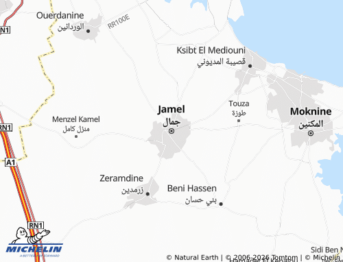 Mappa MICHELIN Jamal - ViaMichelin