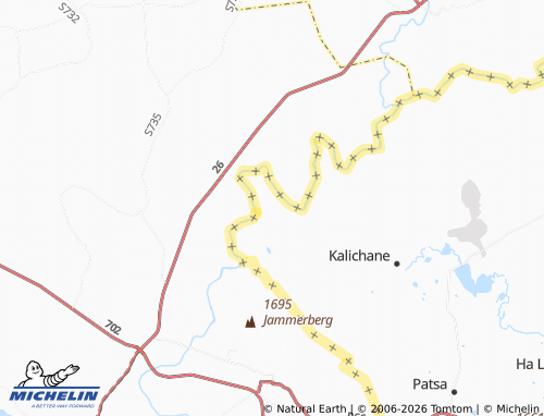 MICHELIN Ha Ramohapi map - ViaMichelin