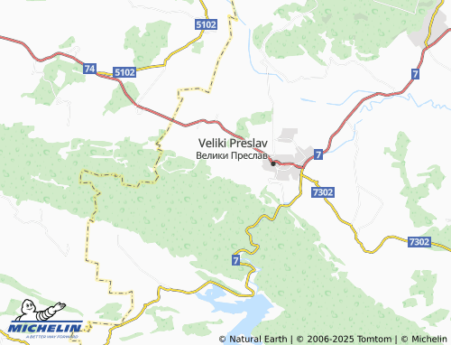 MICHELIN vz Dervisha map - ViaMichelin