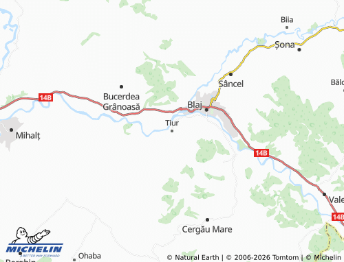 Mappa MICHELIN Tiur - ViaMichelin