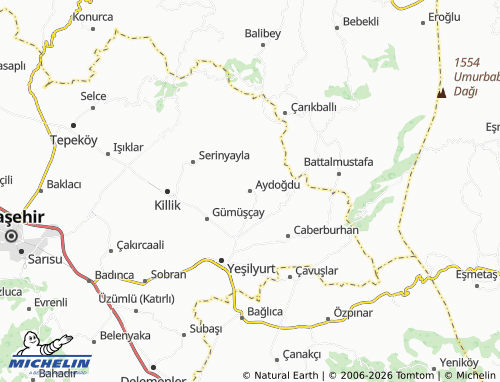MICHELIN Aydoğdu map - ViaMichelin