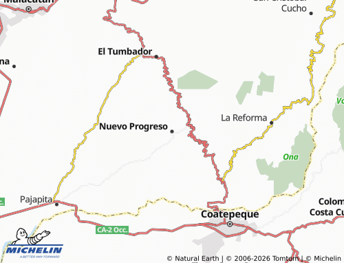 MICHELIN Nuevo Progreso map - ViaMichelin