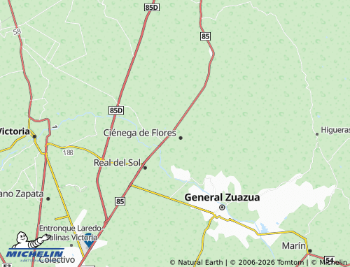 MICHELIN Bella Vista map - ViaMichelin