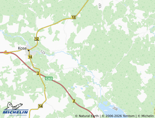 Kaart MICHELIN Sõmeru - ViaMichelin
