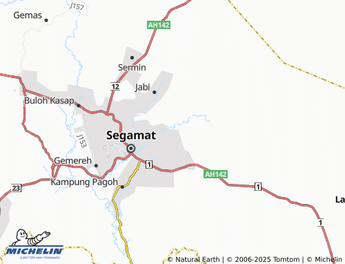 MICHELIN Kampung Logah map - ViaMichelin