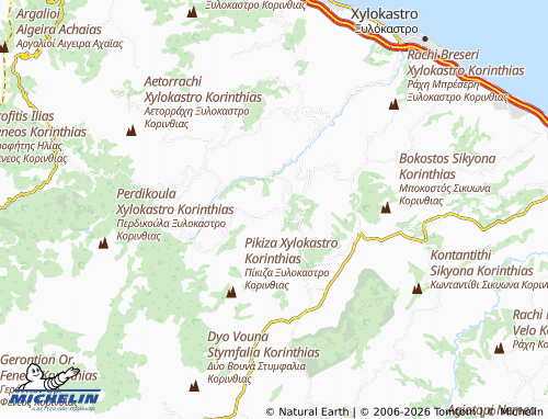 MICHELIN Panariti map - ViaMichelin