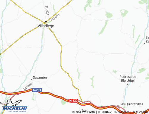 MICHELIN Manciles map - ViaMichelin