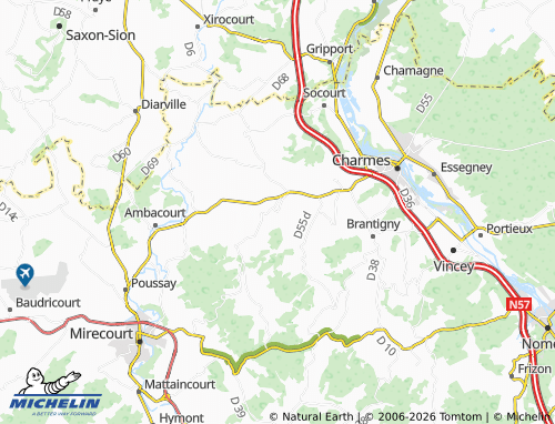 Mappa MICHELIN Savigny - ViaMichelin