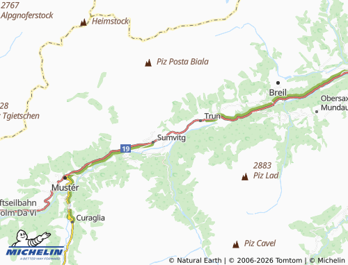 Carte MICHELIN Rabius - ViaMichelin