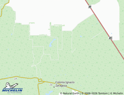 Mappa MICHELIN Campo Tres B - ViaMichelin