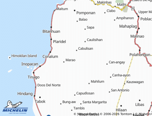 Mappa MICHELIN Hinabay - ViaMichelin